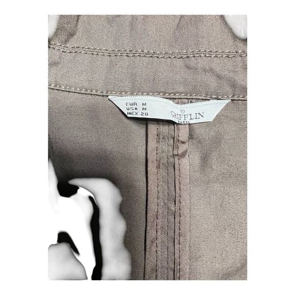 Grifflin Paris women’s size M cropped jacket, brown - Picture 8 of 12